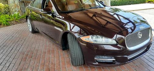 Deep Caviar Red Clearcoat Metallic 2013 Jaguar XJ L Portfolio