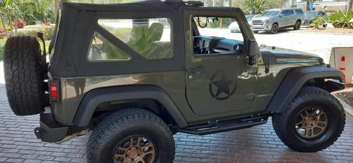 Green 2015 Jeep Wrangler Rubicon