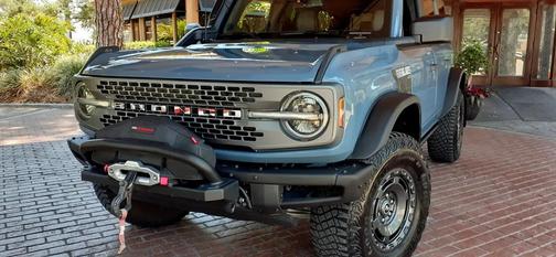 AZURE BLUE GRAY TRICOAT ''Special Edition'' 2023 Ford Bronco EVERGLADES PACKAGE