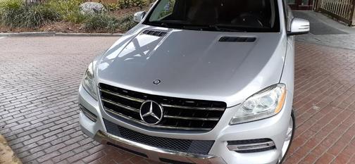 Silver 2013 Mercedes-Benz M-Class ML350 4MATIC