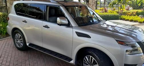 Brilliant Silver Clearcoat Metallic 2021 Nissan Armada SL 2WD