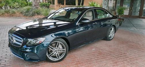 Rare Mercedes Emerald Green Clearcoat 2018 Mercedes-Benz E-Class E300 Luxury Sport Sedan