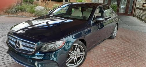 Rare Mercedes Emerald Green Clearcoat 2018 Mercedes-Benz E-Class E300 Luxury Sport Sedan