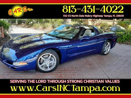 Lemans Blue Clearcoat 2004 Chevrolet Corvette Base