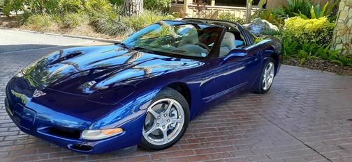 Lemans Blue Clearcoat 2004 Chevrolet Corvette Base