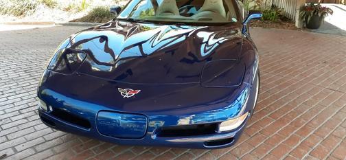 Lemans Blue Clearcoat 2004 Chevrolet Corvette Base