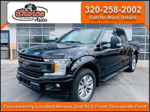 Shadow Black 2018 Ford F-150 XLT