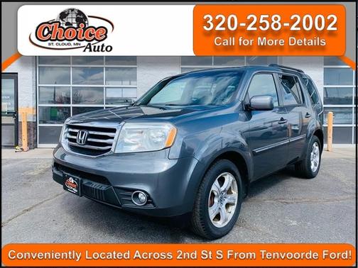 Polished Metal Metallic 2012 Honda Pilot EX-L