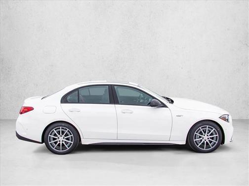 Polar White 2026 Mercedes-Benz AMG C 43 4MATIC