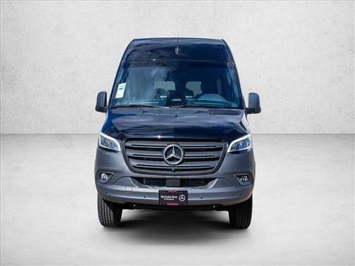 Obsidian Black Metallic 2026 Mercedes-Benz Sprinter 2500 Standard Roof