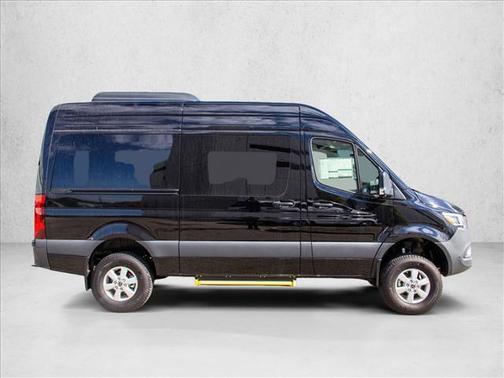 Obsidian Black Metallic 2026 Mercedes-Benz Sprinter 2500 Standard Roof