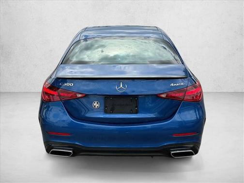 Blue 2023 Mercedes-Benz C-Class C 300 4MATIC