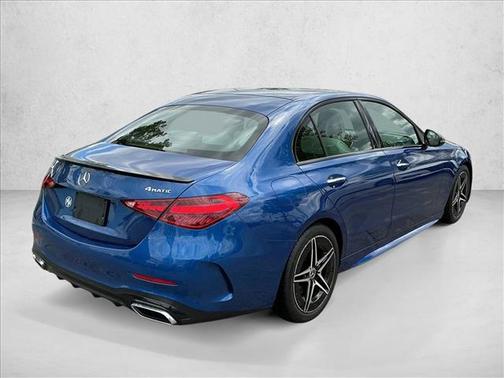 Blue 2023 Mercedes-Benz C-Class C 300 4MATIC