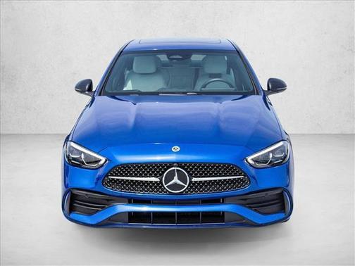 Blue 2023 Mercedes-Benz C-Class C 300 4MATIC