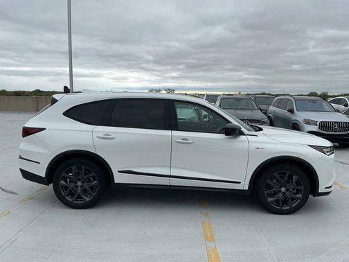 Platinum White Pea 2022 Acura MDX A-Spec Package