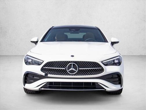 Polar White 2026 Mercedes-Benz CLE 300 4MATIC Coupe