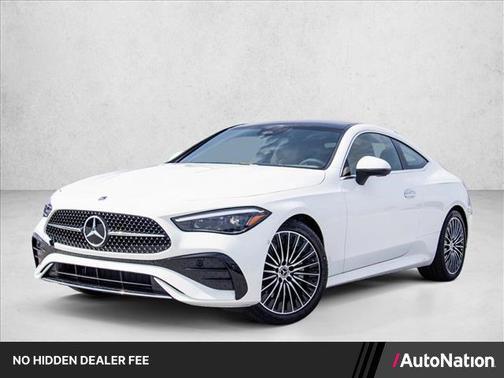 Polar White 2026 Mercedes-Benz CLE 300 4MATIC Coupe
