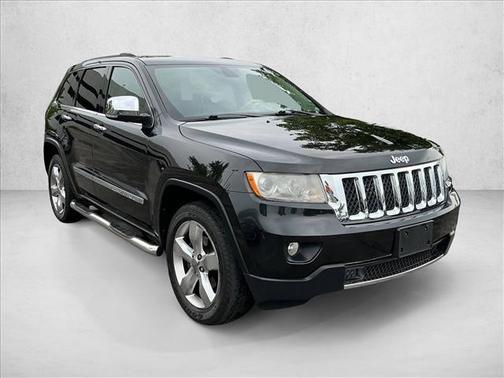 Brilliant Black Crystal Pearl 2012 Jeep Grand Cherokee Overland