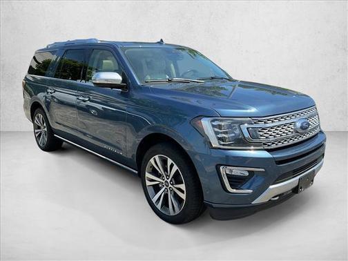 Blue Metallic 2020 Ford Expedition Max Platinum