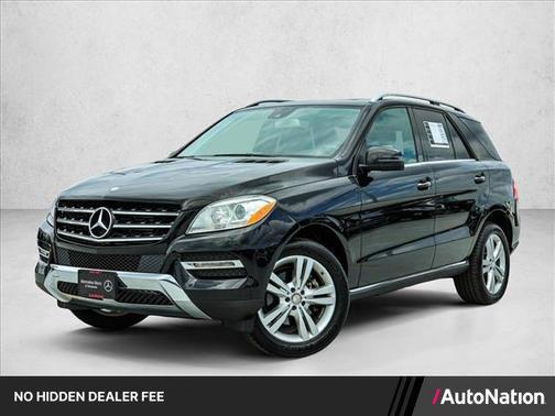 Black 2015 Mercedes-Benz M-Class 4MATIC
