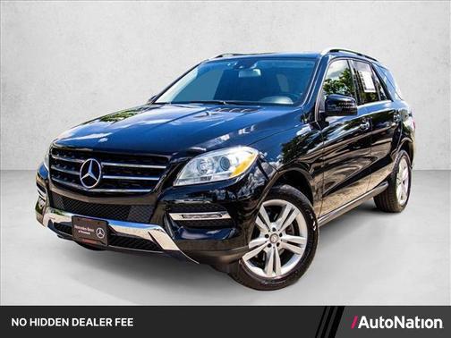 Black 2015 Mercedes-Benz M-Class 4MATIC