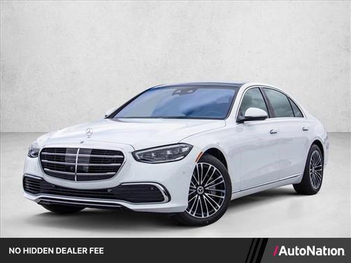 MANUFAKTUR Moonlight White Metallic 2026 Mercedes-Benz S-Class 4MATIC