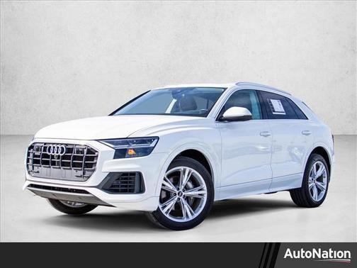 Carrara White 2022 Audi Q8 55 Premium Plus