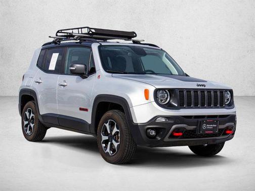 Glacier Metallic Clearcoat 2019 Jeep Renegade Trailhawk