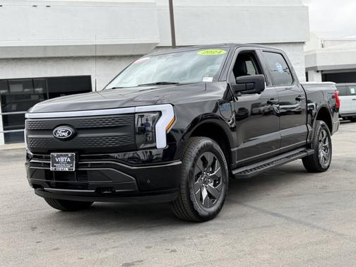 AGATE BLACK METALLIC 2024 Ford F-150 Lightning FLASH