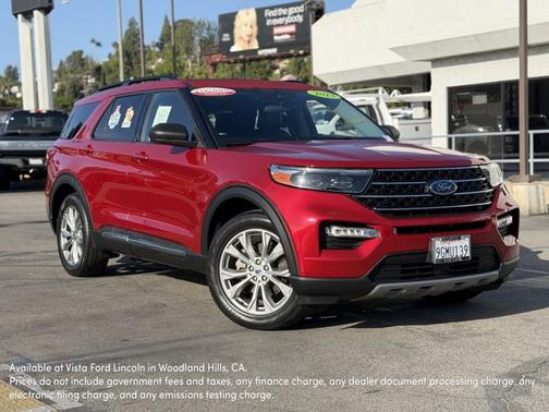 RAPID RED MET TINTED CC 2023 Ford Explorer XLT