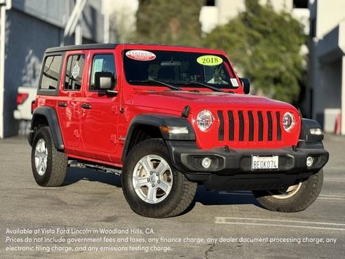 2018 Jeep Wrangler Unlimited SPORT