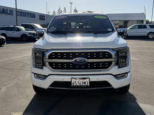 STAR WHITE METALLIC TRICOAT 2022 Ford F-150 PLATINUM