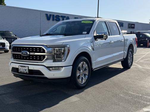 STAR WHITE METALLIC TRICOAT 2022 Ford F-150 PLATINUM