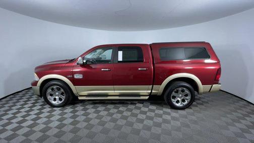Red 2012 RAM 1500 Laramie Longhorn