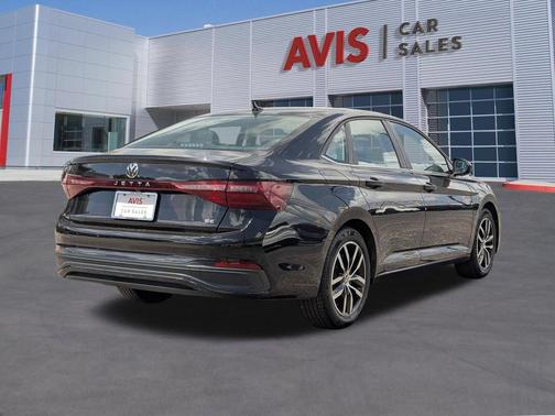Black Metallic 2025 Volkswagen Jetta 1.5T SE