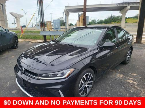 Black Metallic 2025 Volkswagen Jetta 1.5T SE