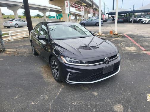 Black Metallic 2025 Volkswagen Jetta 1.5T SE