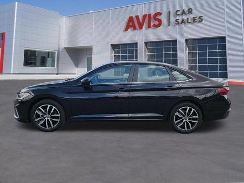 Black Metallic 2025 Volkswagen Jetta 1.5T SE