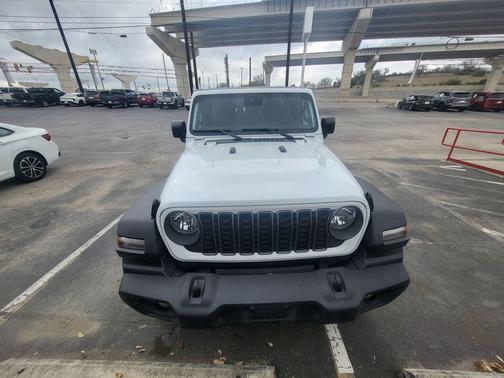 Bright White Clearcoat 2025 Jeep Wrangler Sport S