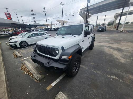 Bright White Clearcoat 2025 Jeep Wrangler Sport S