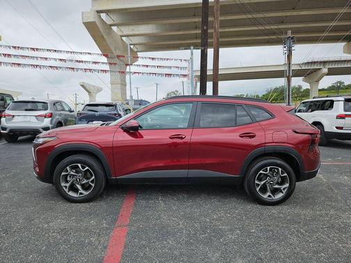 Crimson Metallic 2025 Chevrolet Trax LT