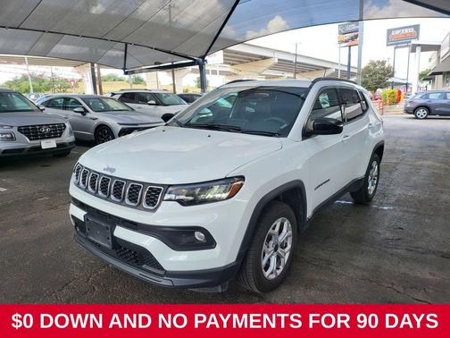 Bright White Clearcoat 2025 Jeep Compass Latitude