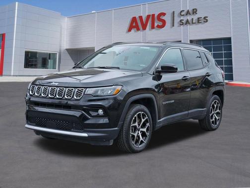 Diamond Black Crystal Pearlcoat 2025 Jeep Compass Limited