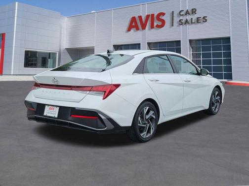 Serenity White 2025 Hyundai ELANTRA SEL