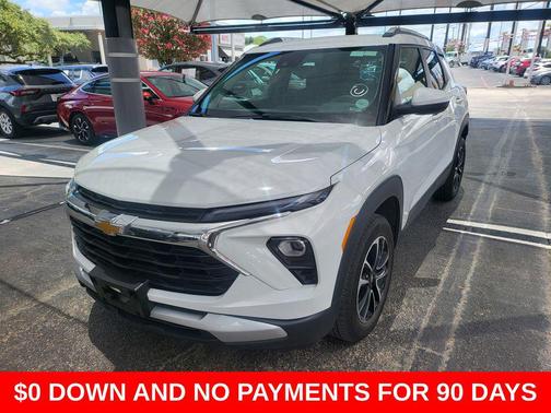 Summit White 2025 Chevrolet Trailblazer LT