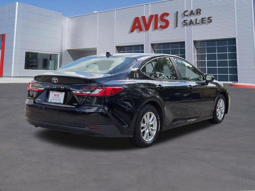 Midnight Black Metallic 2025 Toyota Camry LE