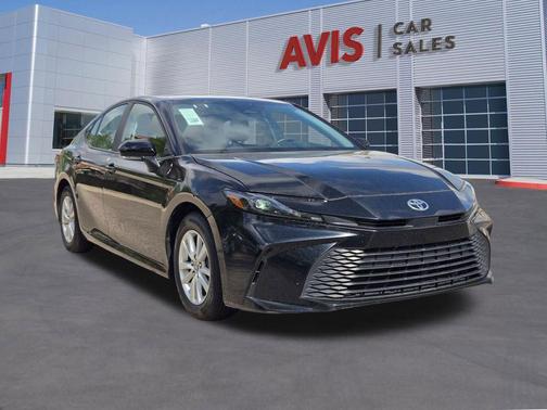 Midnight Black Metallic 2025 Toyota Camry LE