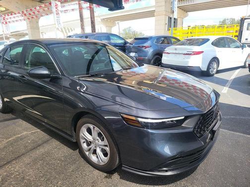 Solar Silver Metallic 2025 Honda Accord LX 1.5T