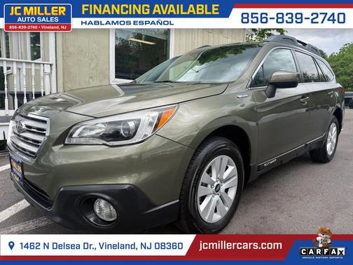 Wilderness Green Metallic 2015 Subaru Outback 2.5i Premium