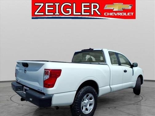 Glacier White 2022 Nissan Titan S